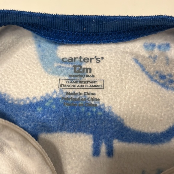Carter’s, 12 month, dinosaur sleeper - Picture 2 of 3